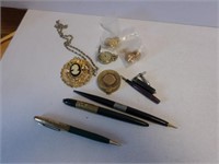 Vintage Jewlery & Pen Lot