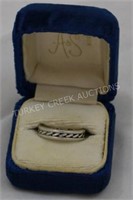 GEORG JENSEN #A106 STERLING SILVER BAND RING,