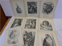 Large Collection of Old Illustrations