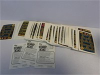 Large Collection of Donkey Kong Scratch Game Cards