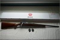 NEW .243 RUGER M77 HAWKEYE-WOOD STOCK