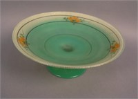 9 ¾” Lancaster Glass Co. Stretch ftd. Flared Bowl