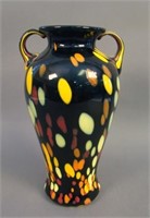 9 ½” Tall Fenton Large 2-Handled Vase by Dave