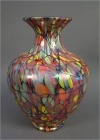 8” Tall Fenton Vase by Dave Fetty – Mosaic