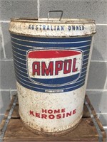 Ampol home kerosine 5 gallon drum