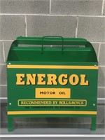 Reproduction Energol oil bottle rack