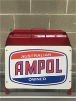Reproduction Ampol oil bottle rack
