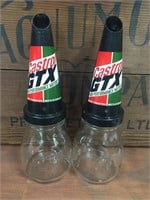 Genuine 500ml oil bottles with Castrol GTX tops