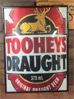 Original hotel Tooheys draught sign