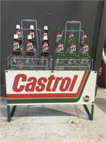 Castrol 12 bottle rack, , bottles, tops  & caps
