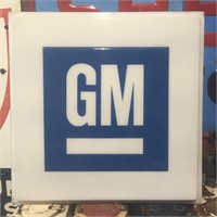 Genuine acrylic GM sign approx 90 x 90 cm