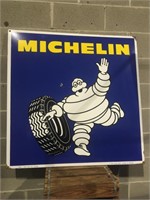 Original enamel Michelin sign approx 95 x 95 cm