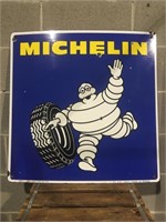 Original enamel Michelin sign approx 65cm x 65cm