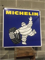 Original enamel  Michelin sign 95cm x 95cm