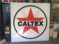 Original Caltex acrylic light box lens 6ft x 6ft