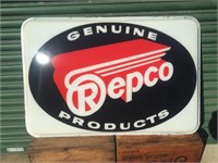 Genuine early Repco light box lens