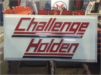 Original Challenge Holden deaership acrylic sign