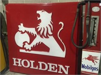 Original Holden dealership embossed 6ft X 6ft sign