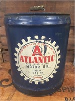 Atlantic essolube 5 gallon drum