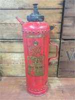G R fire extinguisher approximately 1920's