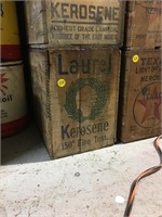 Laurel kerosene wooden box