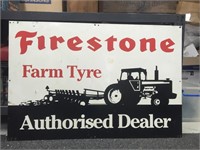 Firestone farm tyre Authorised dealer sign