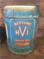 Neptune HVI  motor oil 4 gallon drum