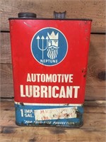Neptune automotive lubricant 1 imperial gallon tin