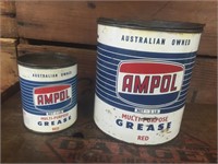 Ampol multi purpose grease 5lb & 1lb tins