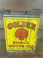 Shell 1 imperial gallon motor oil tin