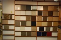 Wall Tile Display Rack w/Tile Samples