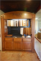 Display Cabinet w/Glass Insert in Counter-74" Wide