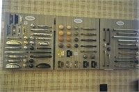 Display Rack with Knobs, Hinges & Handles