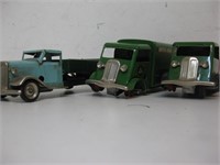 MINIC TRI-ANG VINTAGE WIND UP TIN TOY CARS Lot 3