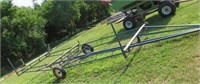 Factory Made Blue Pipe Trailer 8ft Wide