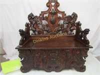 Oriental Carved Bench