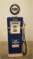 Bowser Pure Oil Gasoline Pump