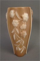 7” Tall Phoenix Aster Vase – Brown Shadow/ Milk