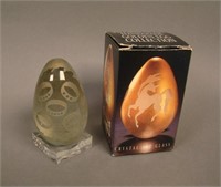 Pilgrim Glass “Golden Egg” Collection Figural Egg