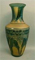 12” Tall Pilgrim Glass Company Love Birds Vase –