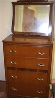 MID-CENTURY BED & CHEST OF DRAWERS & MORE ! LR