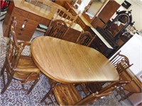 Lot #97 Cochrane F.C. solid Oak dining table