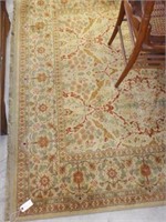 Lot #35 Wool Pile 8ft x 10ft floral area rug