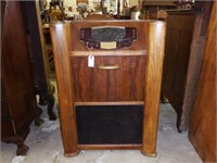 Lot #5 Vintage Zenith Mahogany veneer console