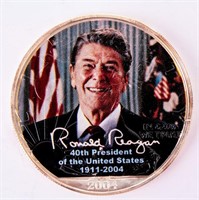 Coin 2004 American Silver Eagle Ronald Reagan