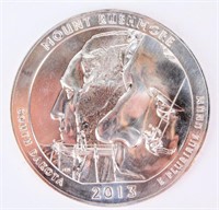 Coin Mount Rushmore 2013 .999 Fine Silver 5 OZ