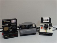 Lot of 3 Polaroid Cameras