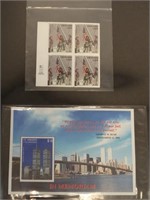 World Trade Center Stamps from U.S. & St. Vincent