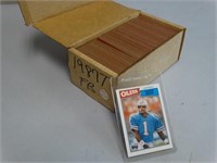 Box Full of 1987 Topps Football Cards