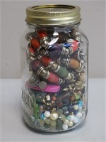 Jar of Jewelry Beads